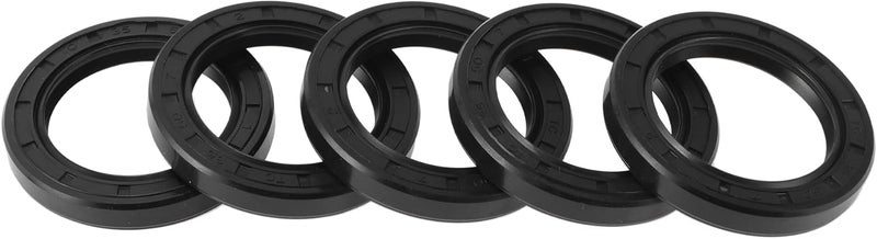 HEROFFIX 5 Pcs Rotary Shaft Seal High Pressure Oil Seal 35x50x7mm Black Nitrile 70 Durometer Rubber - Image 1